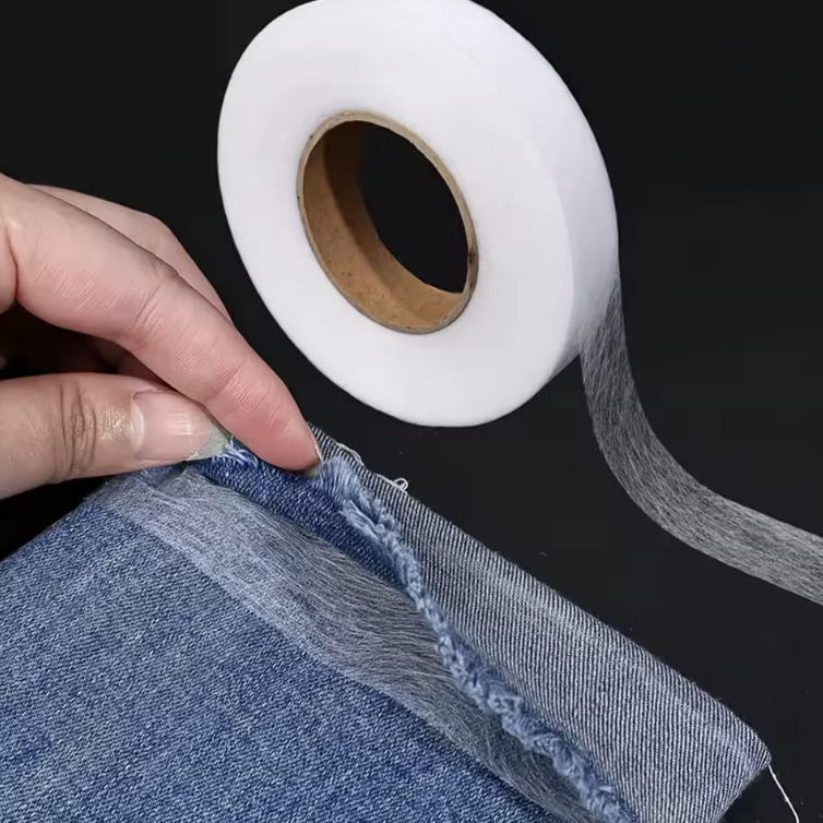 Set 2 x Plasă din poliamidă cu adeziv termic, pentru aplicare prin călcare