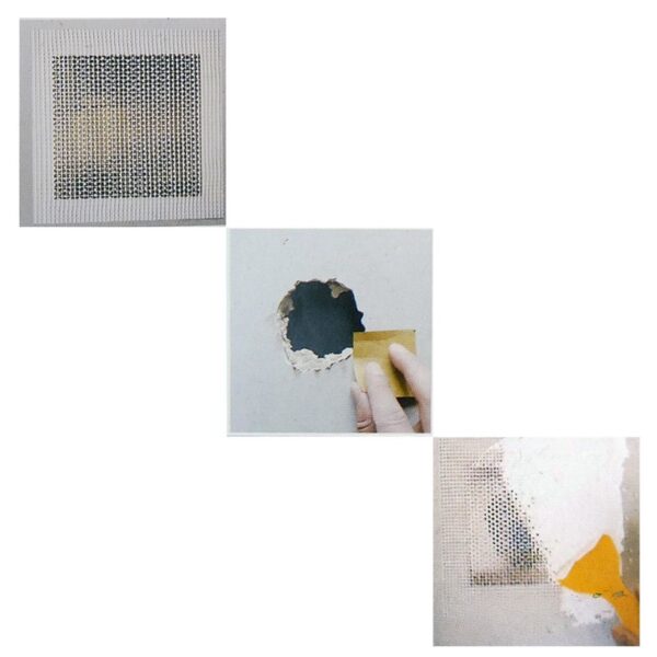 Set reparatie gauri pentru gips-carton 15 x 15 cm