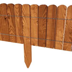 Gard de gradina decorativ din lemn