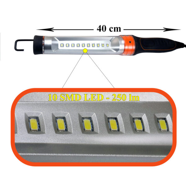 10 LED-uri 250 lm