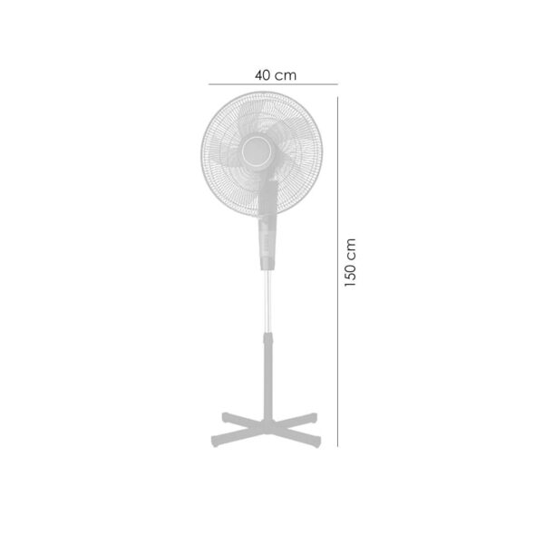 Ventilator cu picior si telecomanda