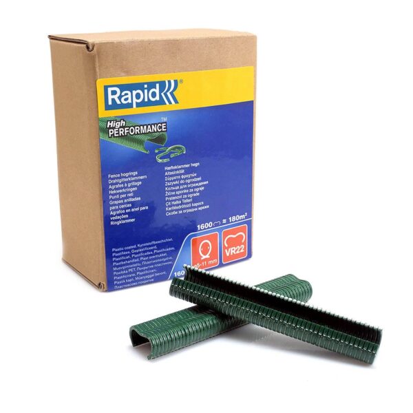 Capse sarma plasticata VR22 pentru cleste Rapid 1600buc