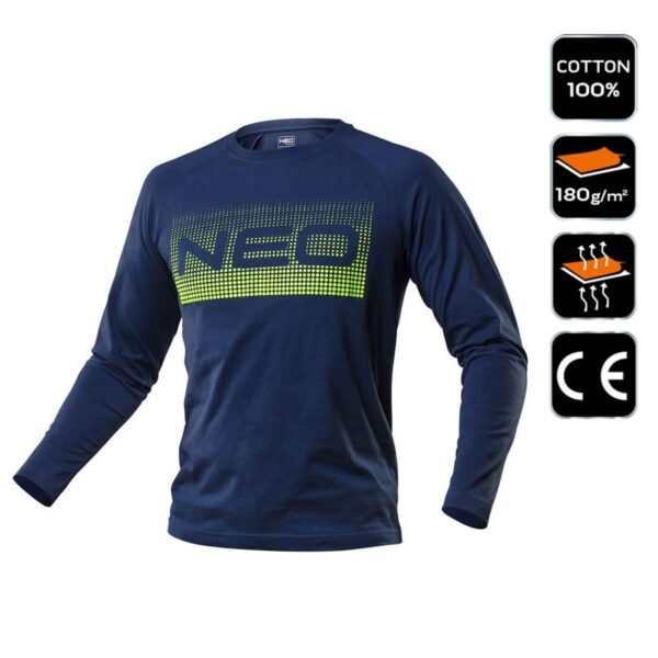 Tricou cu maneca lunga raglan