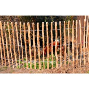 Gard de gradina din lemn de alun