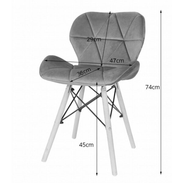 Set 4 scaune stil scandinav