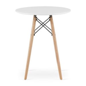 Set masa rotunda stil scandinav + 2 scaune Osaka